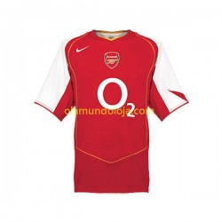 Camisola Arsenal Retro Homem Equipamento Primeiro 2004 Manga Curta
